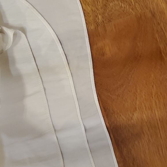 Ramy Brook Coral smocked striped white midi beach  sundress sleeveless Medium - Picture 8 of 10